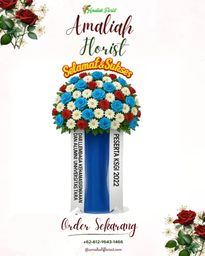 Standing Flower di Jalan Yos Sudarso Palangkaraya